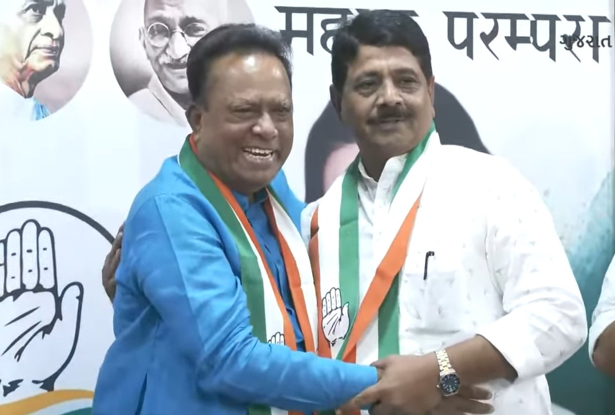 Mahendrasinh Shankarsinh Vaghela rejoins Congress