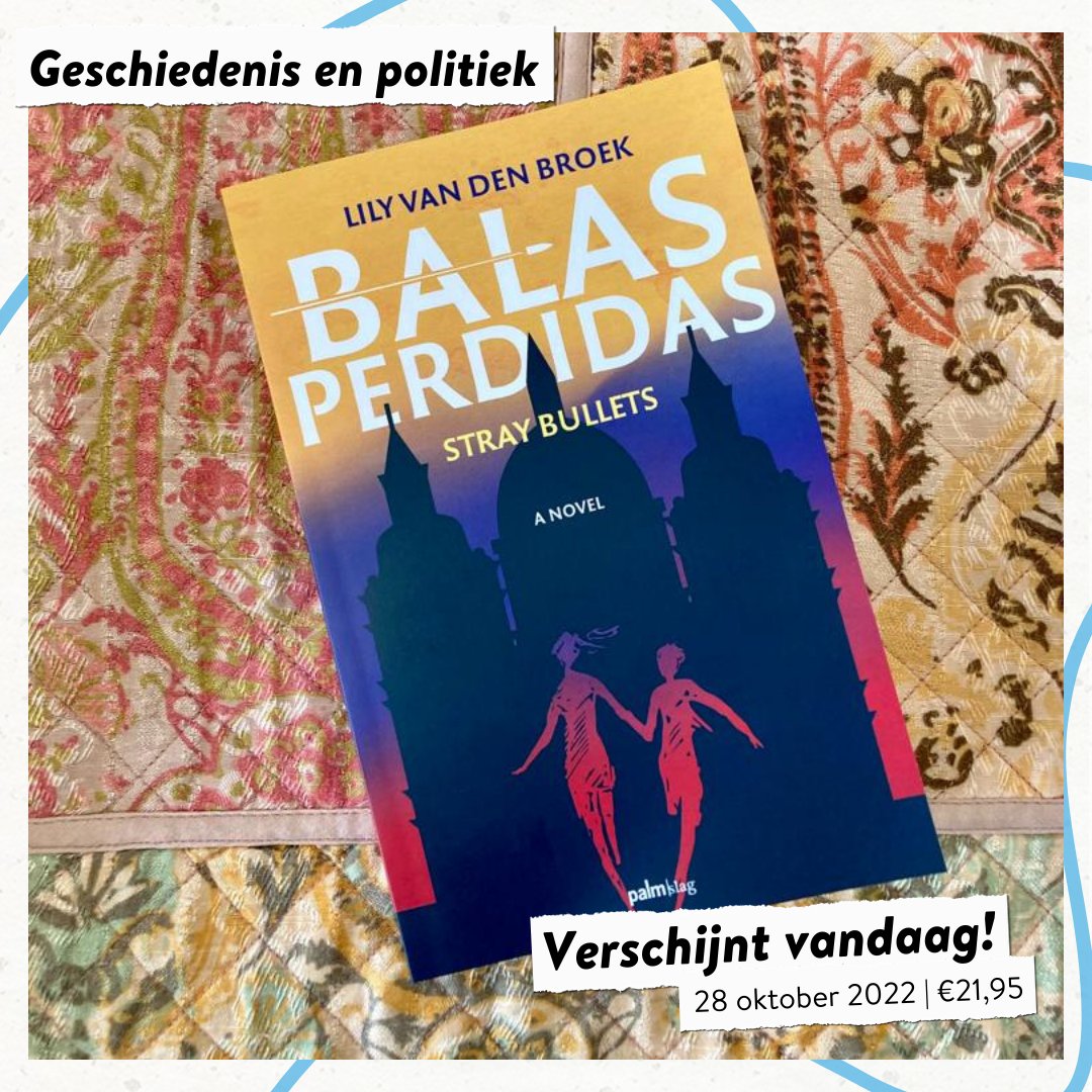 A moving family drama amid a humanitarian crisis. From today on, 'Balas Perdidas', Lily van den Broek's English-language (!) debut novel is released 🤝🏻 The book is yours for €21,95. Buy a copy now! Check palmslag.nl/boeken/balas-p… 🇨🇴