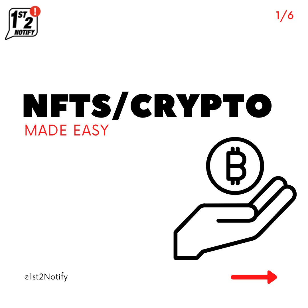 1st2Notify's tweet photo. We offer more than just an alpha group at 1st2Notify, we have a complete education system for anyone interested in learning more about the Web3

 Check 🧵
 Join us today and take your first steps into the Web3
https://t.co/U8K3vwAlt4
#NFTCommunity #web3 #NFTs #Crypto #learning https://t.co/32cf9EzJuq
