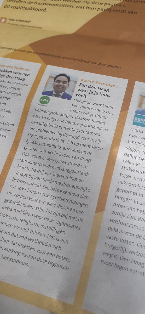 Hebben jullie ook de nieuwe Posthoorn gelezen van 26 oktober? Er zit een interessante katern van de Stadskrant over het Coalitieakkoord en Wethouders! <a href="/hi_nld1873/">Hi! NL 1975-2025 ⭐50 jaar Onafhankelijkheid</a> Lees je mee?