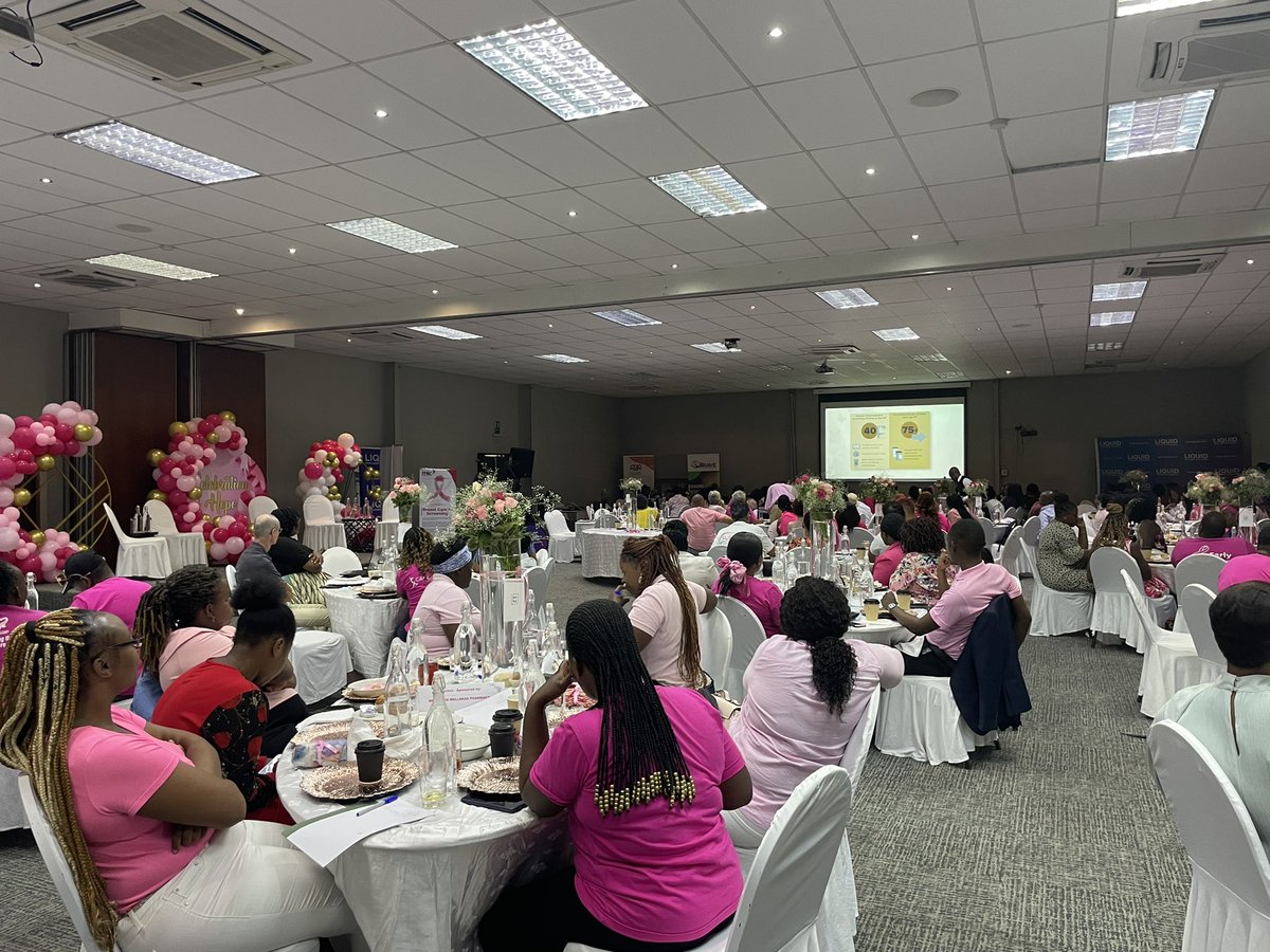 ZimTradeAlerts's tweet photo. Information is power and since #October is #BreastCancerAwarenessMonth we are showing our support at the @cancercarezim fundraising breakfast bringing awareness to female owned business here on exports and health. #EnergisingFemaleEmpowerment! https://t.co/7cneubIloP