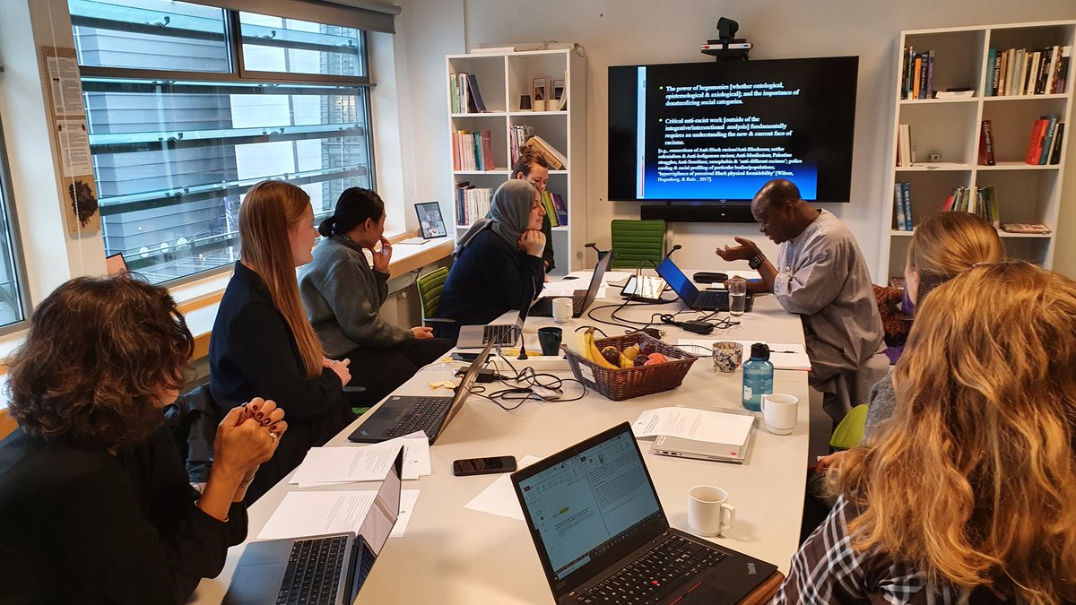 Grateful that this week anti-racist seminar w. Prof Dei went so well. No tech.issues, enough cofee, students&amp;teachers inspired to demand anti-racist changes. Danish scholars networked, young scholars got advises w. perspetives from Canada <a href="/CfU_AAU/">Centre for Education Policy Research, AAU</a> <a href="/PolicyFuturesAU/">Policy Futures</a>