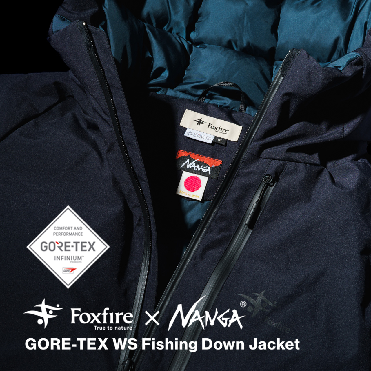 寒～い冬釣りはFoxfire×NANGAの「フィッシングダウンジャケット