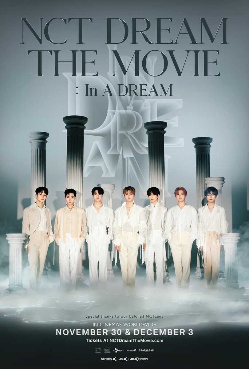 NCTzens are you ready?!💚😍

Don't miss out on the chance to catch NCT DREAM THE MOVIE: In A Dream at SM Cinema!

Screening Dates
🗓️ November 30 (Wed)
🗓️ December 3 (Sat)

Stay tuned for more details! ✨

#NCTDream
#NCTDREAMTHEMOVIE
#NCTDREAMTHEMOVIEInADream