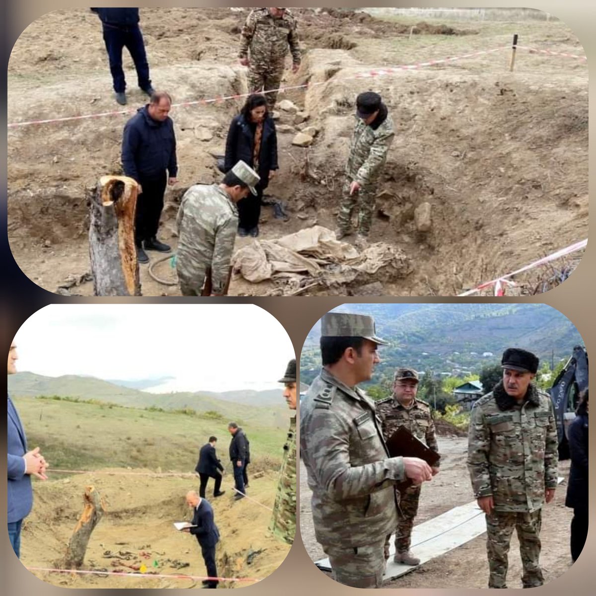 BFRehimli's tweet photo. İşğaldan azad olunmuş ərazilərdə kütləvi məzarlıqlar aşkar edilib.
https://t.co/asl0vnP14M
#terrorism #ArmenianWarCrimes #armenianterror #Shusha #StopArmenianAggression #armenian
#ArmenianVandalism #Edilli #Karabakh #Khojavand #Azerbaijan 🇦🇿 https://t.co/SCcif38vzi