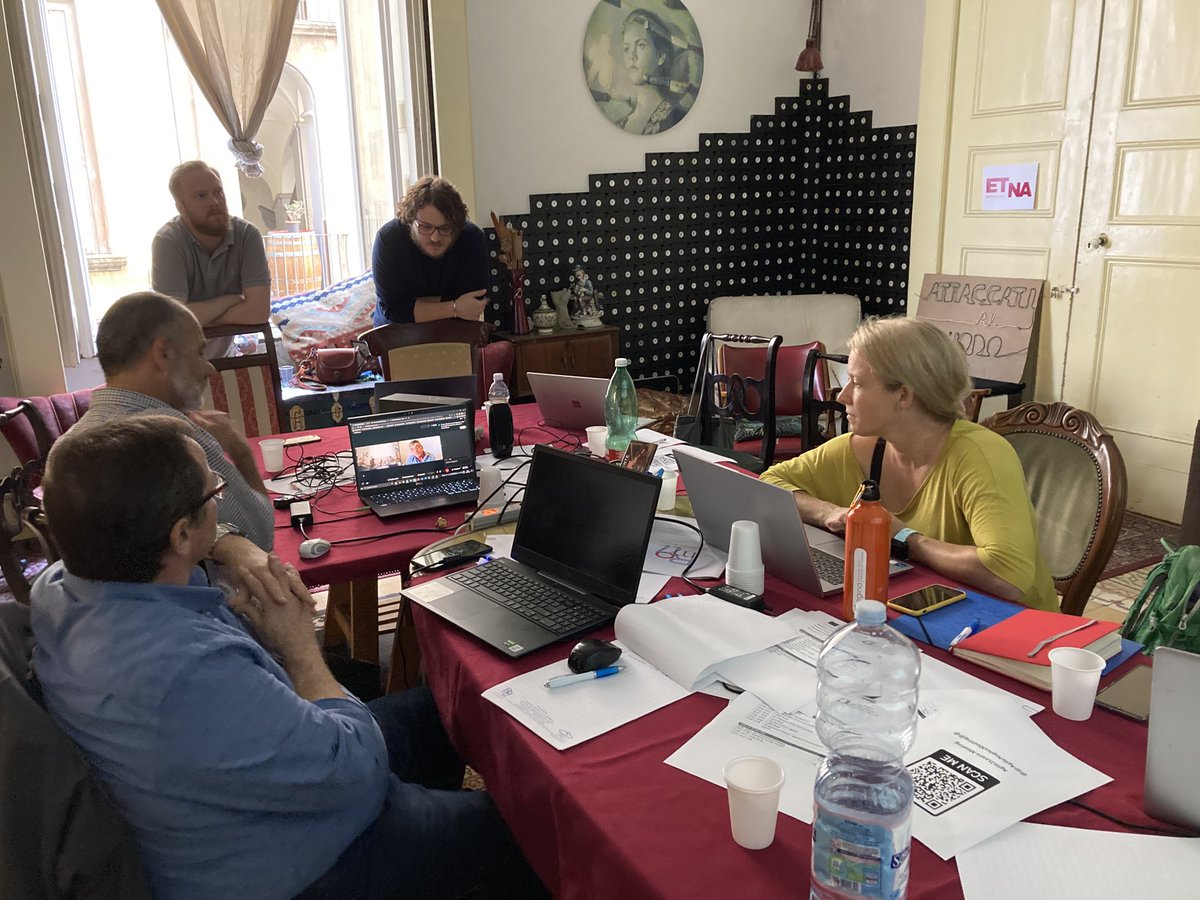 ka_schub's tweet photo. Two days for a very fruitful project meeting to prepare the #Agile2Learn course already starting this year in four countries 🇩🇪🇨🇿🇮🇹🇬🇷. Thanks for welcoming the project team at #Naples #ambasciata #napoli #conzortioroma with ⁦@helliwood⁩  @EPMAcz @achilleskameas #HOU #UTH https://t.co/WPYliycXrR