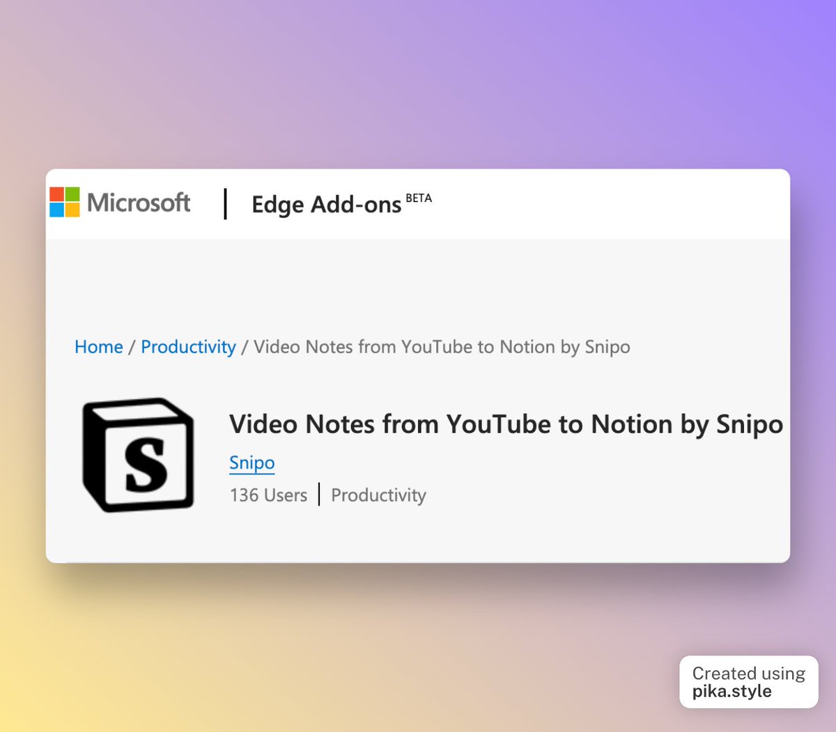 snipo_io's tweet image. Snipo has reached first 100 users on @MicrosoftEdge📈

#EdgeExtensions #MicrosotEdgeAddons #ExtendTheWeb