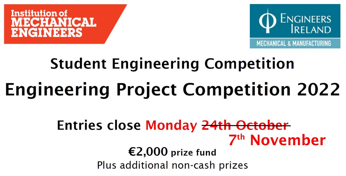 Competition deadline extended!!