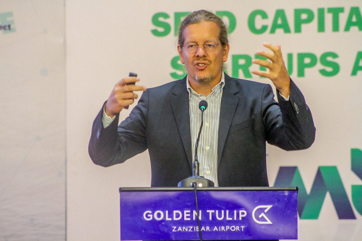ict_commission's tweet photo. Mr. Kristof De Spiegeleer the Founder of Threefold @threefold_io is currently presenting about the Preservation and Development of Cultural Heritage in the Digital Environment. 

#TAIC2022 #TehamaKwaMaendeleo https://t.co/BtKkkpwPZe