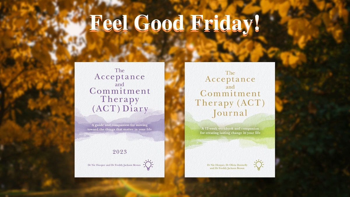 Happy Feel Good Friday! As the days are getting shorter and darker, it might be harder to get up early or stick to other habits that make us feel good. The ACT Diary and The ACT Journal are great resources for creating long-lasting habits. Read more here: pavpub.com/mental-health/…