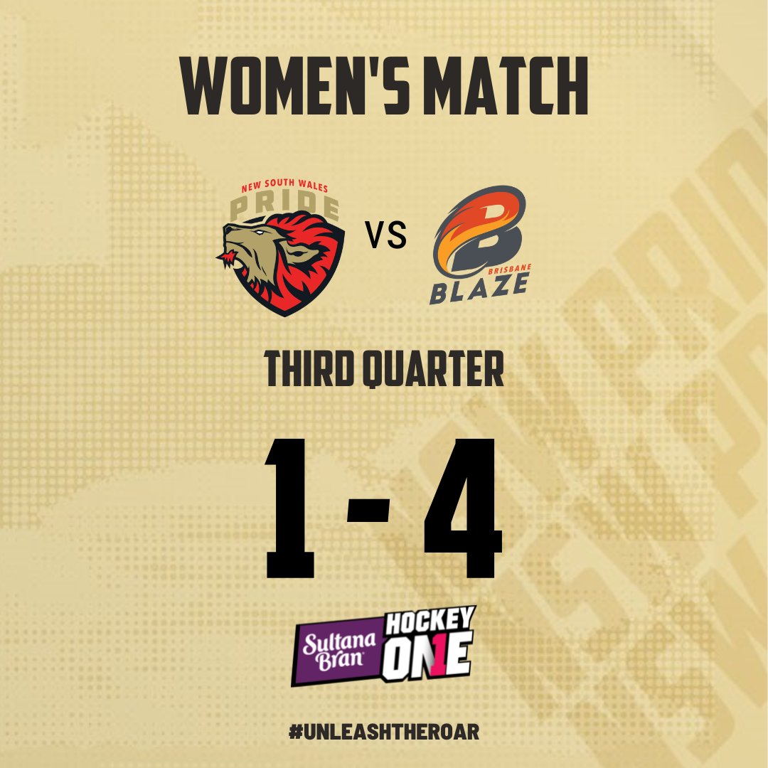 A scoreless third quarter! Some great hockey on display, hopefully @nswprideh1 can get some goals in the final quarter to get the win! #NSWvBBZ #Hockeyone