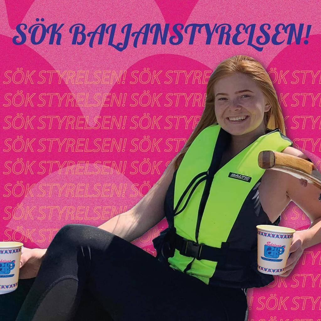 liu_baljan's tweet photo. Sökperioden börjar lida mot sitt slut, men det finns några dagar kvar för att skicka in ansökan till Baljanstyrelsen VT23. Idag berättar vår ordis (och även gryt-fantast) Klara om hur det är att vara med i styrelsen! ☕️🫶🏼

• Vad heter du, vad pluggar du och vilket år? 
Tjena… https://t.co/AYs0jugFQk
