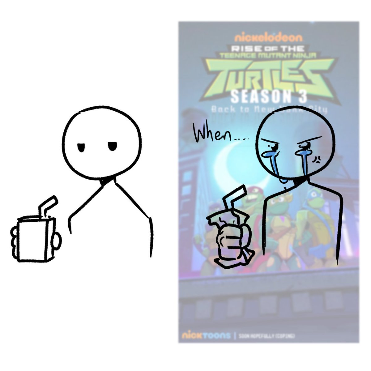 rein_reeee's tweet photo. everytime i remember rise is discontinued my heart gets hurt it’s unhealthy guhrfjdnkhhng grgr #SaveRiseofTMNT #saverottmnt #UnpauseROTTMNT #UnpauseRiseoftheTMNT please oh my god im on my knees at this point https://t.co/wzZeYgxtHS