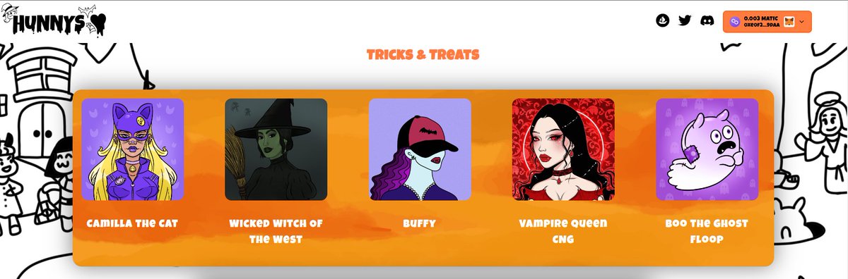 jsf_eth's tweet image. Opened my @HunnysNFT #NFTrickorTreat lootbox and got these surprises!! Just by minting @nftsrforgirls Wicked Girls for .003eth! Get yours now!