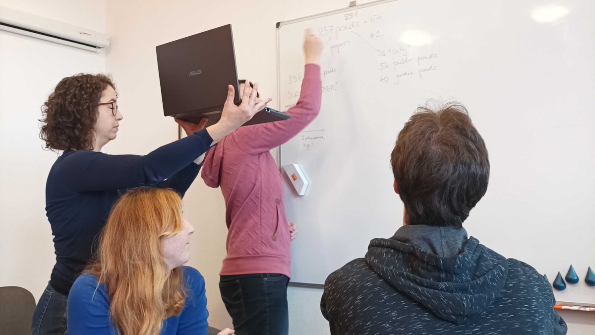 Just another hybrid meeting in the lab 🤣