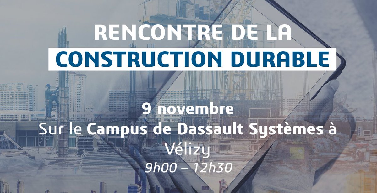 Teamoty_io's tweet photo. [EVENEMENT 📅 9 NOVEMBRE ] Heureux de participer à la RENCONTRE DE LA CONSTRUCTION DURABLE organisée par @Dassault3DS, aux côtés de notre partenaire #IMMA.  Inscription ➡️ https://t.co/WU1M4NTM8X https://t.co/WsAjlzz1Vb