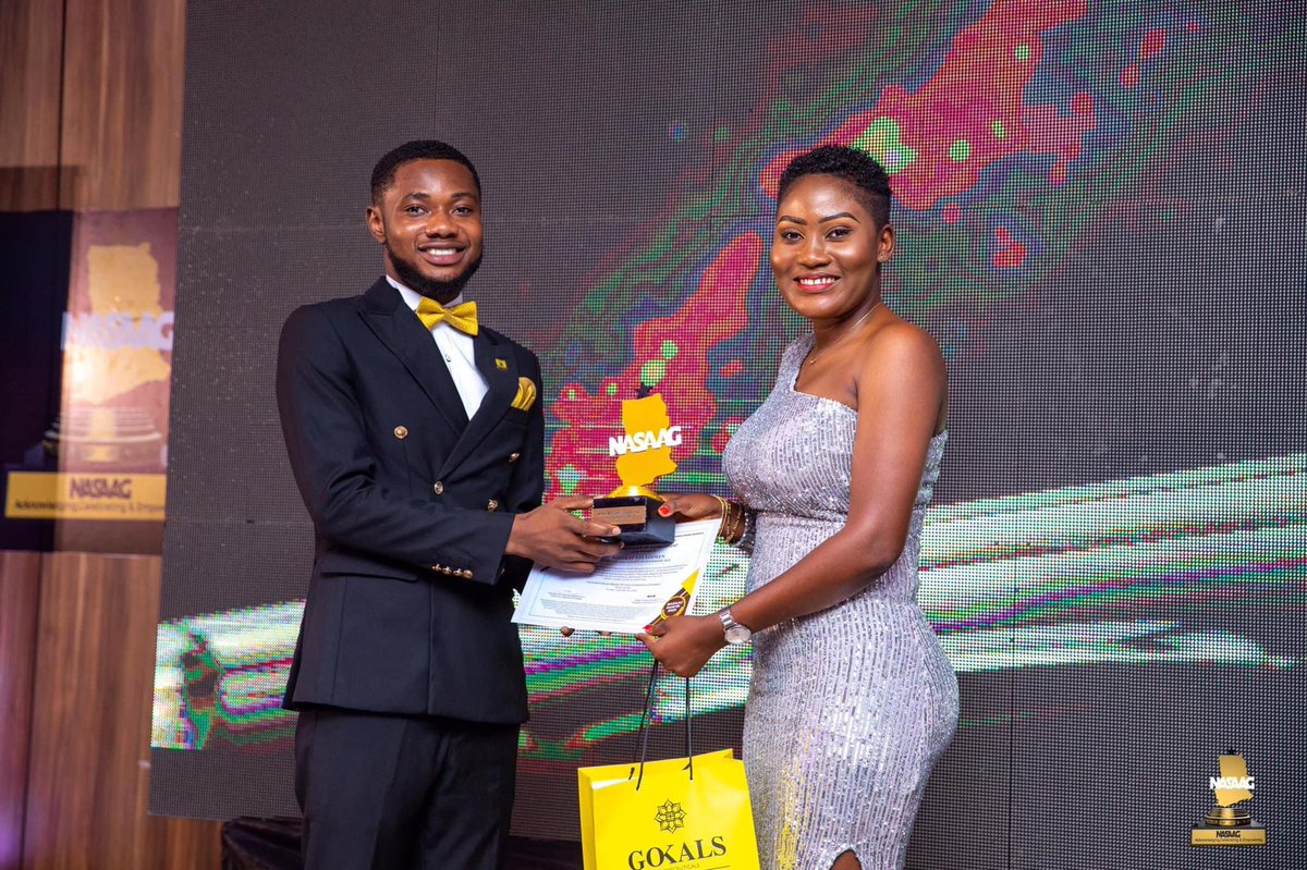Rafmorgan6's tweet photo. ���Keep keeping on, it will pay off.” My mum always told me. And truly, as a reward of my hard work in leadership, I was on the 14th October, 2022 rewarded the National Best Student In Leadership ‘22 at the National Academy of Students Achievement Awards- NASA Awards Ghana https://t.co/bJQs7Diip8