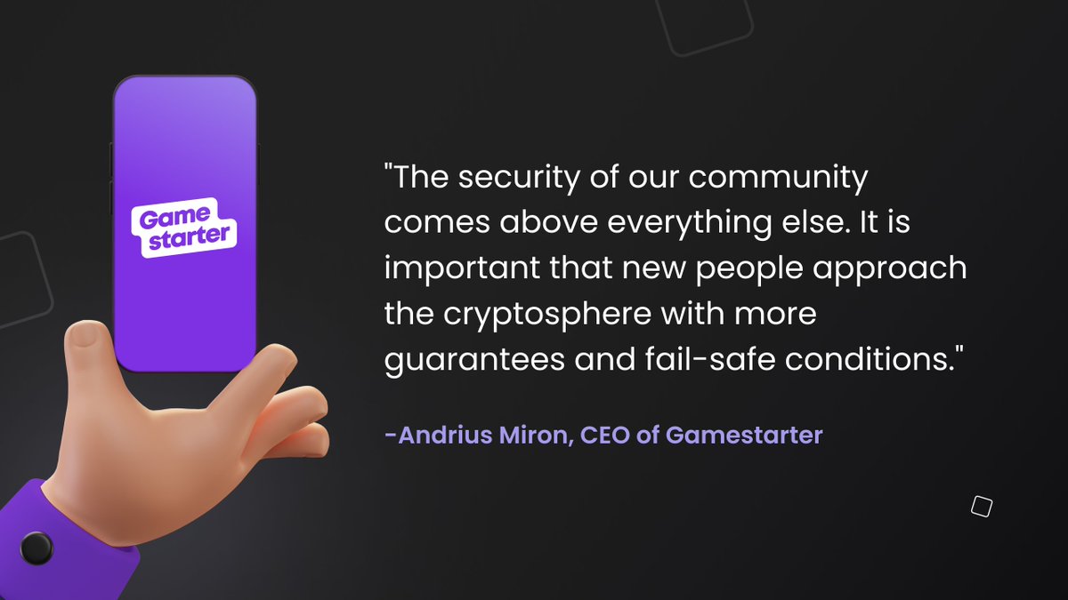 Security🔒has always been at the core of Gamestarter and it's important to continue to evolve and progress even further.🚀 If you missed it,👀 check out our new protection protocol: bit.ly/3WdmTRK #Launchpad #IDO #GameFi