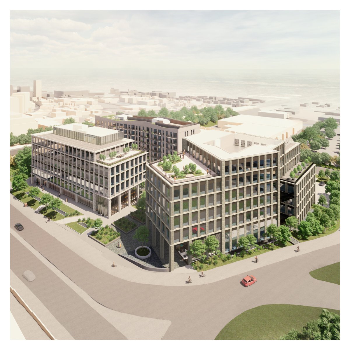 PLANNING APPROVED!
Our proposals for a new mixed-use masterplan that comprises of 125 new residential homes including 30% affordable homes, and two new headquarters office buildings in Maidenhead have been approved by the Royal Borough of Windsor and Maidenhead!