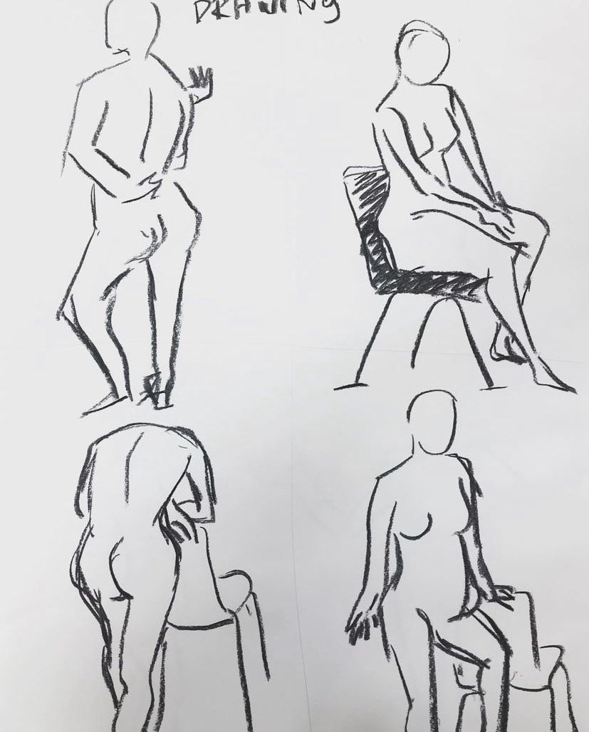 💜 We love these brilliant drawings created by one of our learners Mira, during a Life Drawing course taught by Sophia Shuvalova

✍️ Mira says “These exercises taught me how to measure the figure &amp; I am glad that I can still do observational drawing”
#Norwich #Norfolk
