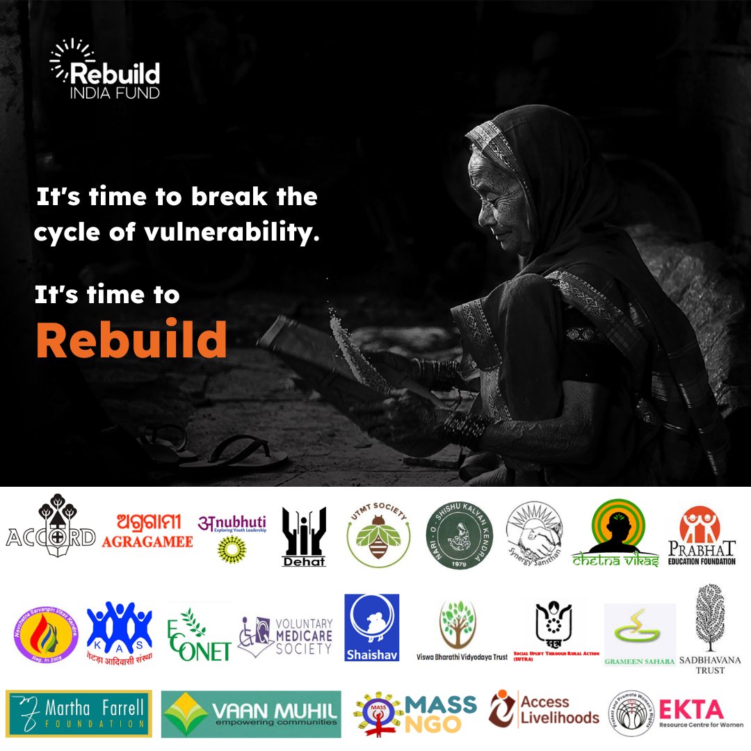 RebuildFund's tweet photo. Excited to announce our first cohort of 23 NGOs under the #RebuildIndiaFund. These are community-rooted organizations with local leadership, which are working with India’s most vulnerable &amp; #marginalized communities, and embody the spirit of resilience building at the frontline. https://t.co/fOum4X6iQF