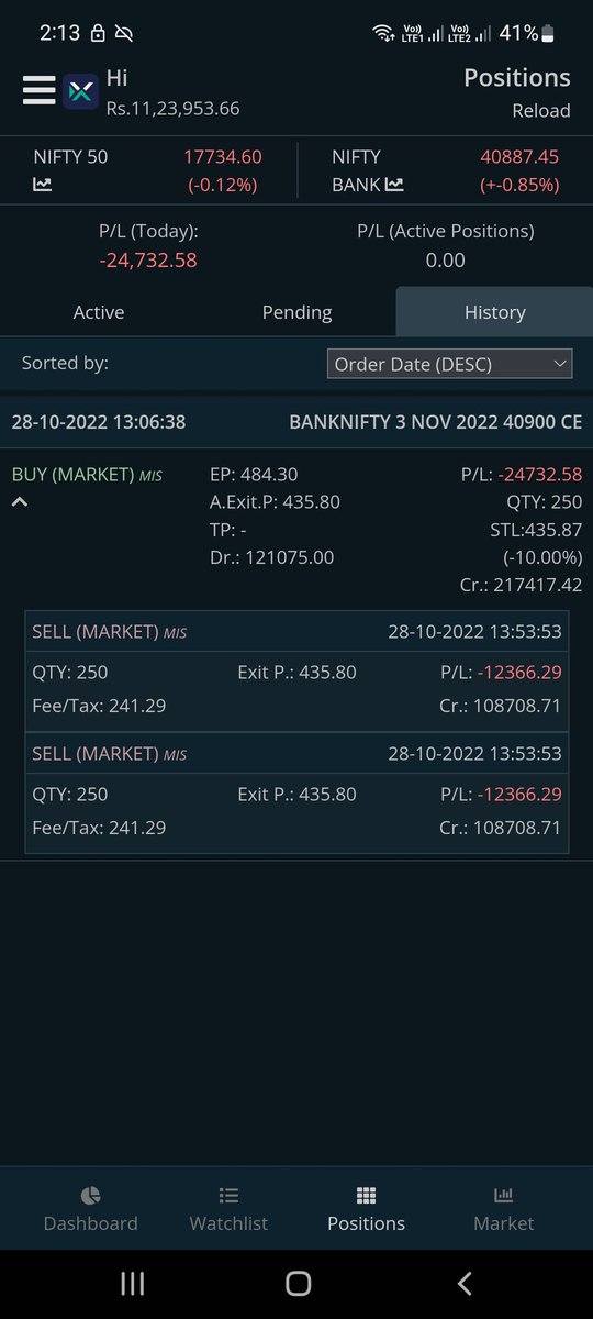 quantswing's tweet photo. @neostox When trading from mobileapp the trades are executed twice sometimes which completely messes-up the stats. Kindly fix. This may be the best app ever for VT but this bug is a deal breaker fr now. Please priorize the fix. Thanks. https://t.co/gBFf2CRSl0