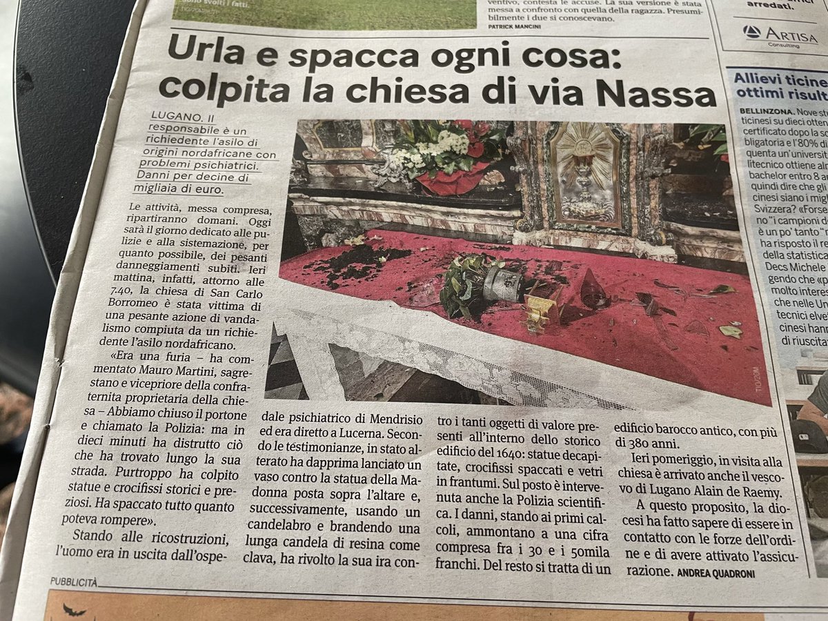 LiloLugano's tweet photo. Fuori dal nostro paese. Ma subito. Raus aus unserem Land. Sofort. https://t.co/536H8Ao1AB