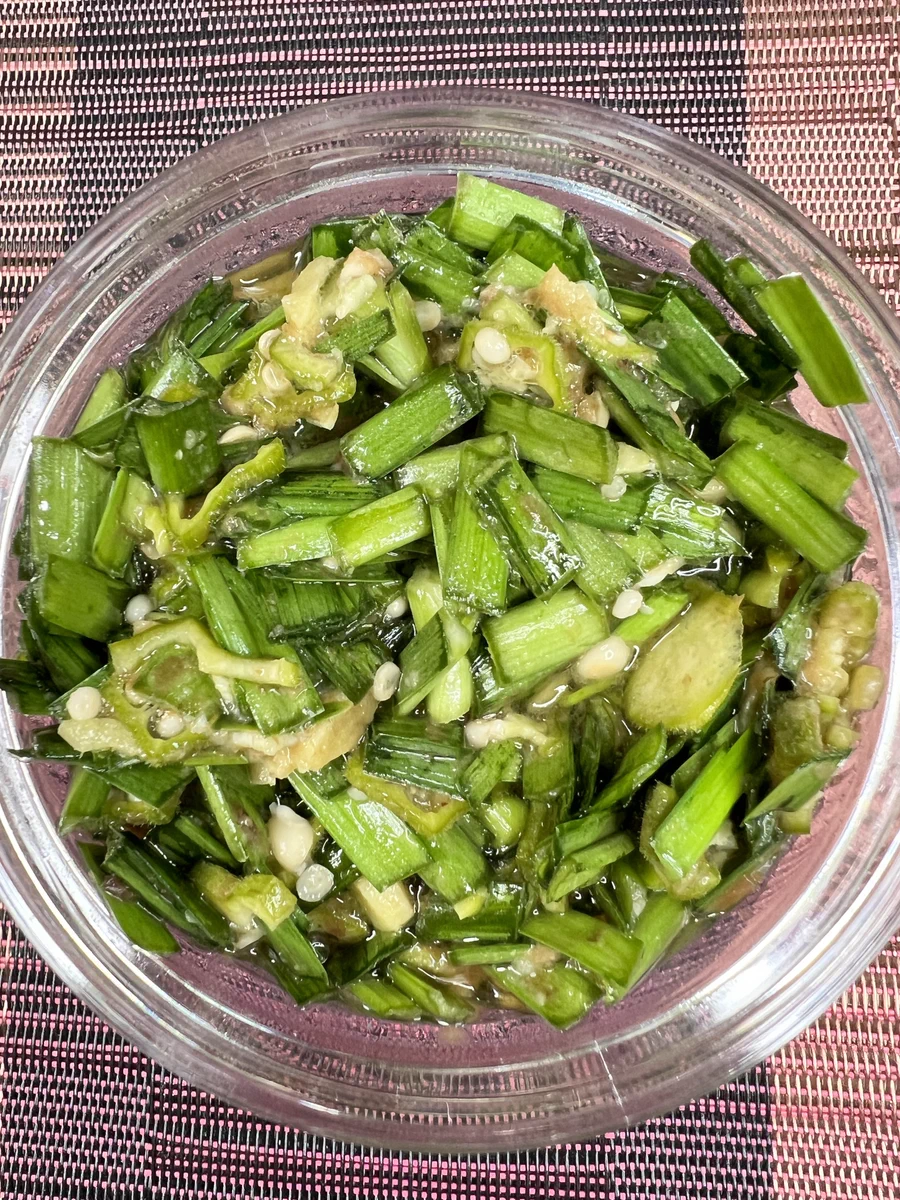 絶対に真似してほしい！『ニラの醤油漬け』がご飯にも豆腐にもピッタリで万能すぎる！