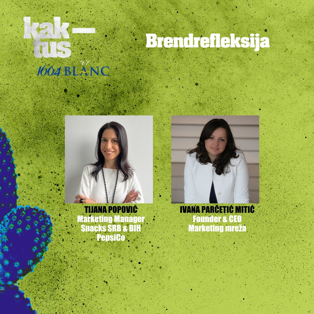 Na festivalu #kaktus2022 pričaćemo na temu "Brendrefleksija". Sagledaćemo brendove iz svih uglova, šta se od njih danas očekuje, ali i kako mogu da unaprede svoj odnos sa potrošačima. 🌵 ow.ly/oR9050LnrV2