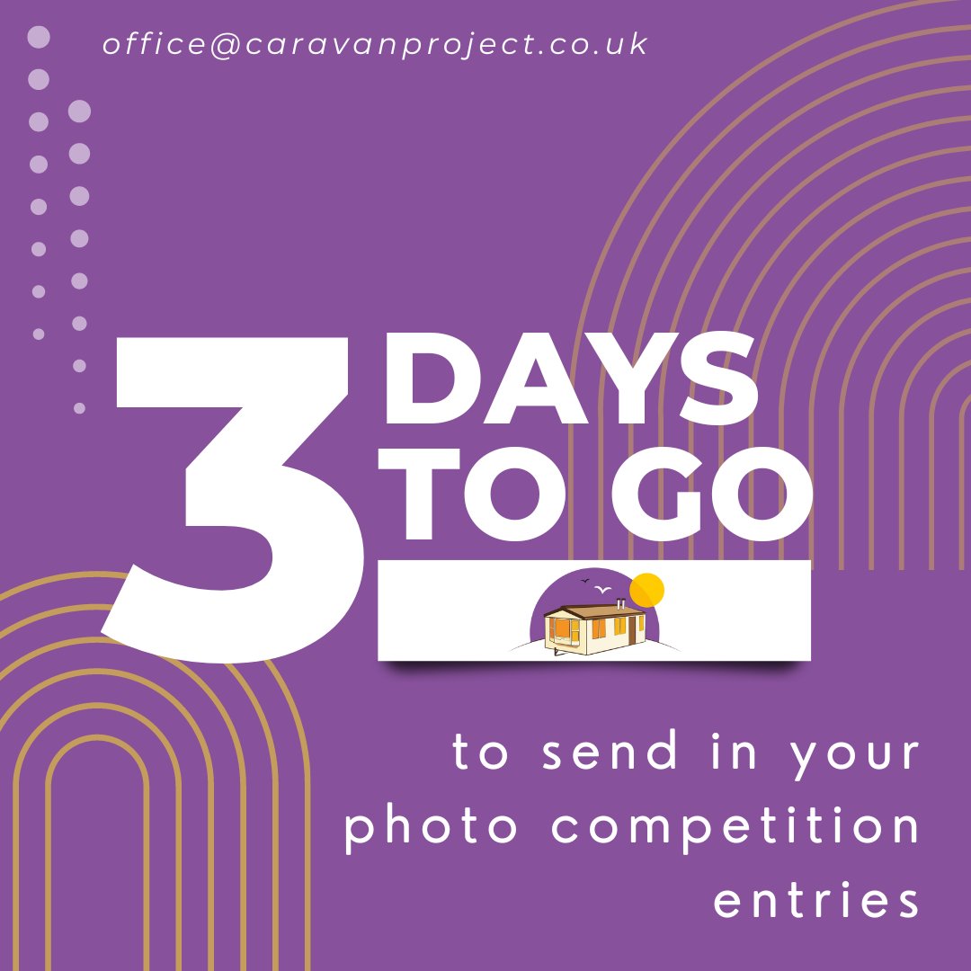 The Caravan Project (@caravanproject) on Twitter photo Only 3 days left for customers to take part in our exciting photo competition! Don't forget to send up to 5 of your favourite holiday photos from our caravans to office@caravanproject.co.uk
✨Good luck!✨ Only 3 days left for customers to take part in our exciting photo competition! Don't forget to send up to 5 of your favourite holiday photos from our caravans to office@caravanproject.co.uk
✨Good luck!✨