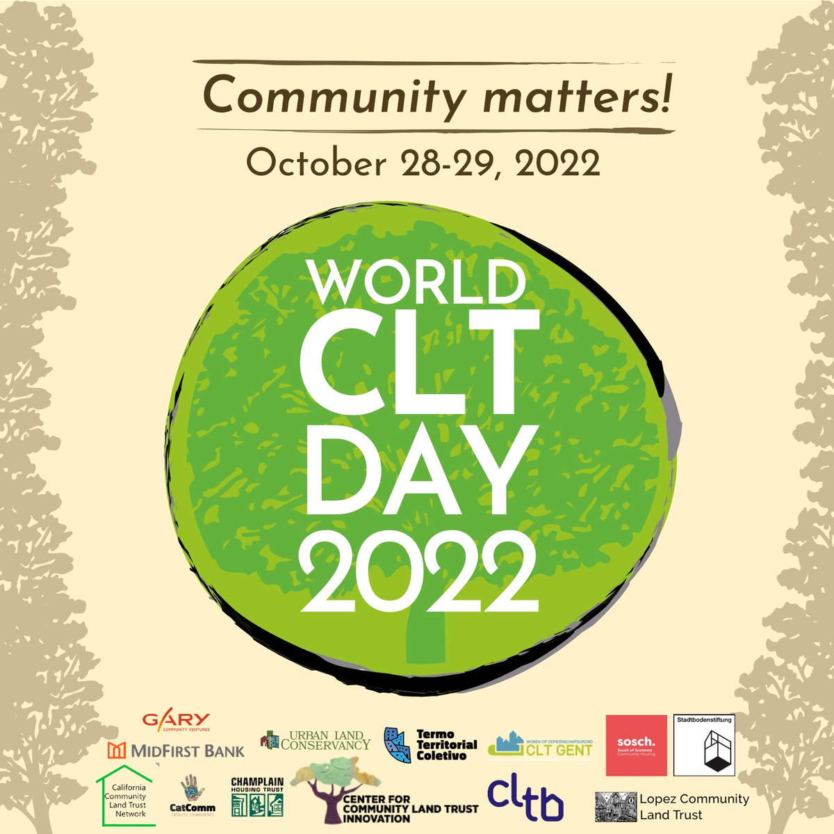 Good morning and happy World Community Land Trust Day 2022!

We're looking forward to sharing with you some exciting examples of groups from across Wales who are putting the "C" in CLT!

#WorldCLTDay2022 #FeelGoodFriday