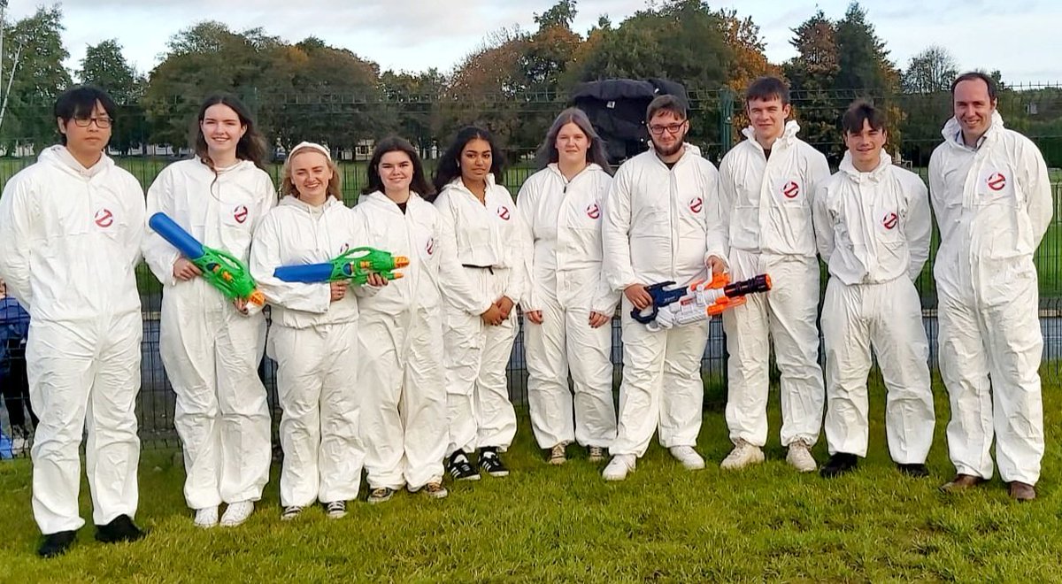Great fun this morning with a non uniform day organised by our #Ghostbusters/ prefects in aid of local charity Little Wishes. #activeflag 5km walk going on throughout the day for the whole school. Using up the last energy before midterm! Phew! <a href="/ActiveFlag/">Active School Flag</a> <a href="/offalylocalnews/">Offaly Local News</a> 👻  🎃