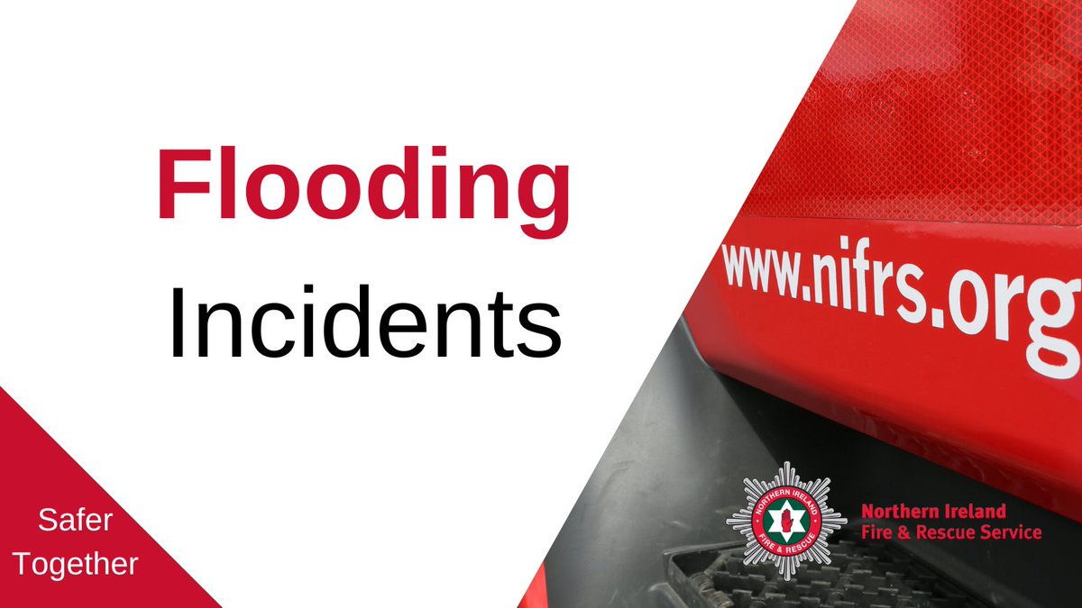 Since 7am this morning we have been called to 18 flooding related incidents as a result of the heavy rainfall. There is a yellow weather warning for rain until 11am- please take extra care on the roads if you’re out and about today.