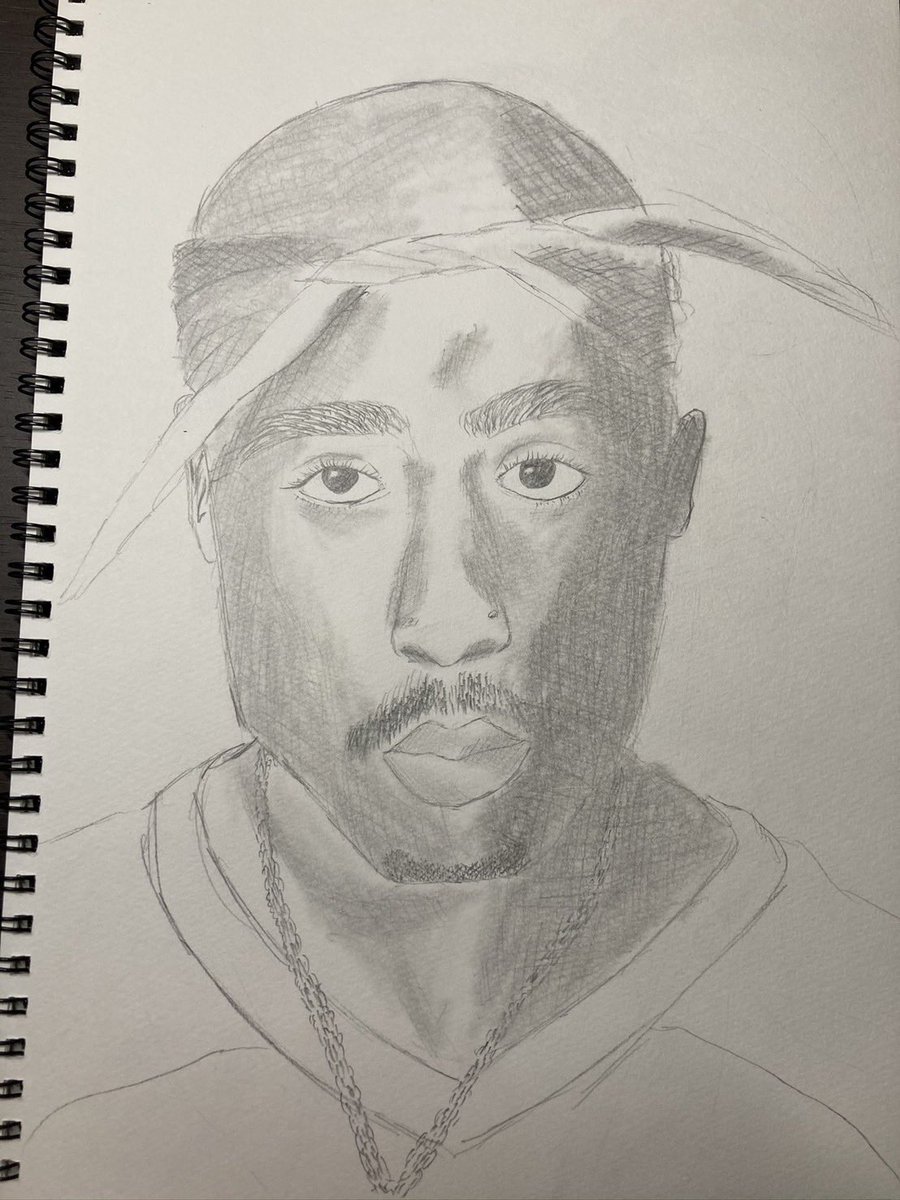 kaRasool_Bhatti's tweet photo. Practice"2pac"
#2PAC #2pac #pencilart #art #2pacdraw #rap #tupac #2pacmusic #2pacvideos #2pacfans #2pactattoo #2pacforever #wakemewhenimfree #drawing #drawingart #Pencildrawing #pencilsketch #artist #artwork #legendraper https://t.co/mON9WH8W4U