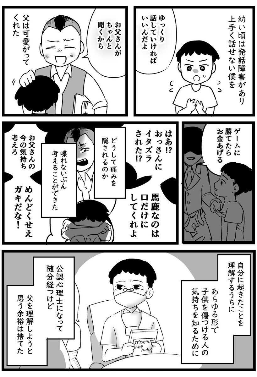 フォロワーさんの毒親話
『父から見捨てられた日』 