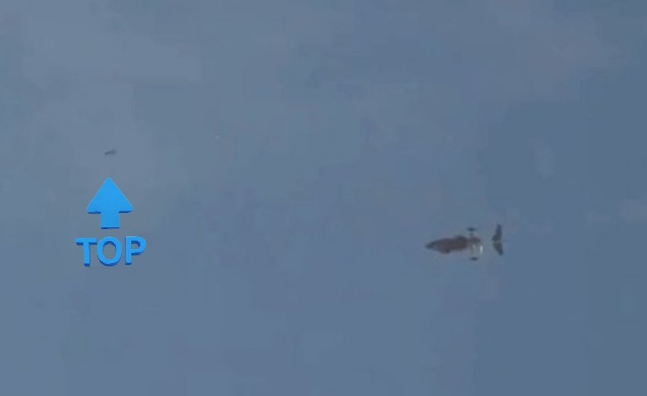 New Footage of IRGC's Special Force (Sabedrin) shows a Me'raj kamikaze  drone lunched by a gyrocopter successfully find and hits the target.