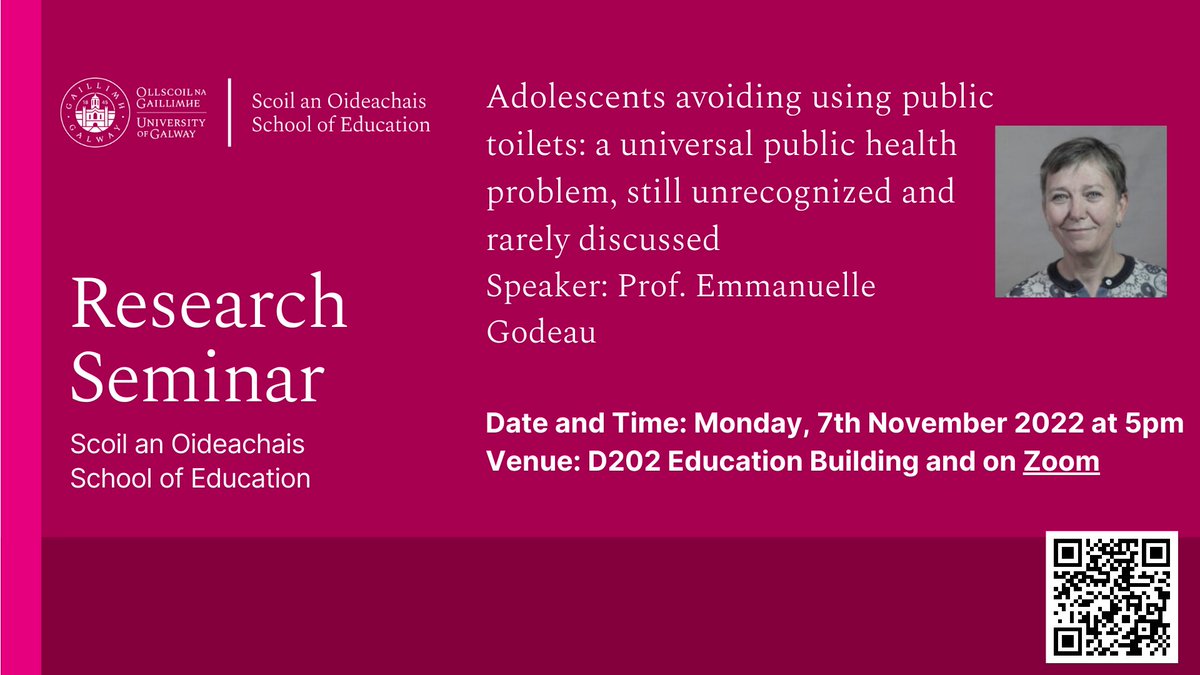 Our next School of Education (@edtechne) Research Seminar is on Nov. 7th at 5pm, both f2f and online - everyone welcome! Please RT! @GerryLeadership @michalmolcho