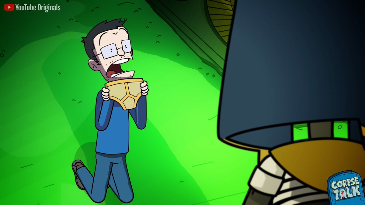 MrBean's tweet image. A show so scary you'll need a fresh pair of pants! 😱

Watch the #CorpseTalk Halloween special now 👉 youtu.be/SIpJzD5eZkI