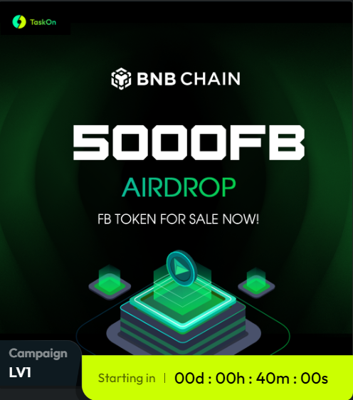 🎉Don’t miss the $𝟏𝟎,𝟎𝟎𝟎 BIG #giveaway of our old friend <a href="/FBBank_cc/">FBPAY</a>, a decentralization #crypto fund! 
 
🎁 𝟓,𝟎𝟎𝟎 $FB + #TaskOn #EXPs
⏰ Oct 28th 10:00 - Nov 4th 10:00 (UTC)  

💚Get ready to Task &amp; Earn ⬇
🌟taskon.xyz/campaign/detai…