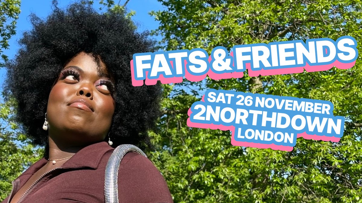 LiveNationUK's tweet photo. ON SALE: Breakout comedian #FatsTimbo presents Fats & Friends, making its way to Londonโs @2northdown on Saturday 26th November ๐
Tickets are up for grabs now ๐ https://t.co/u1AUe5bEdZ https://t.co/05enF5Lx0z