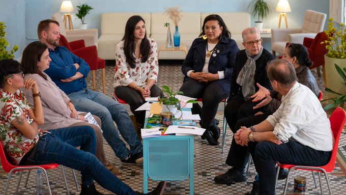 ICIPeace's tweet photo. #Agenda Taula rodona sobre el llegat de la @ComisionVerdadC i projecció del 🎥documental #ParaVolverteAVer sobre la contribució de l'exili en el procés de pau a #Colòmbia.
📆4 Nov, 18h, al @ElBornCCM
👥Amb @yanira_restrepo @HelgaFlamter i @Silviaplanasu https://t.co/6y6Dz0OQcU https://t.co/0CadQ2jhgs
