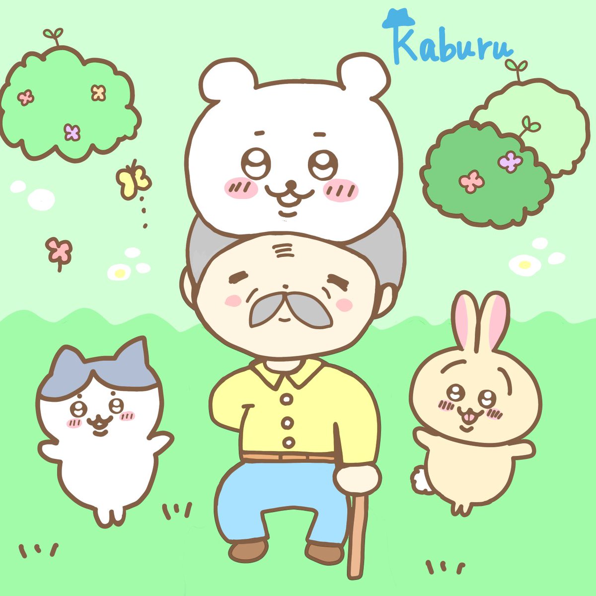 これはもしや・・・じいかわ⁉️

#ちいかわ #イラスト