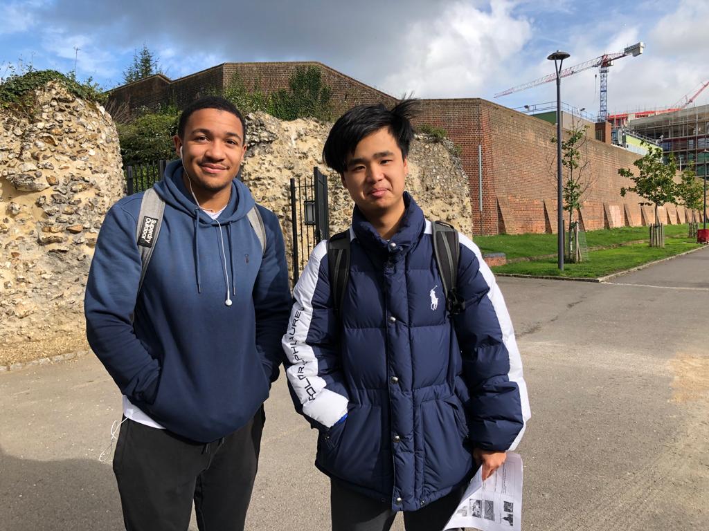 NathanSalvidge's tweet photo. A few photographs from Wednesday's @UniRdg_GES fieldclass with first-year students stood here by the Reading Abbey ruins. We explored Reading's place identity, visiting a number of locations across town. Photos courtesy of Robyn Woronka https://t.co/xbBS8iZBKI