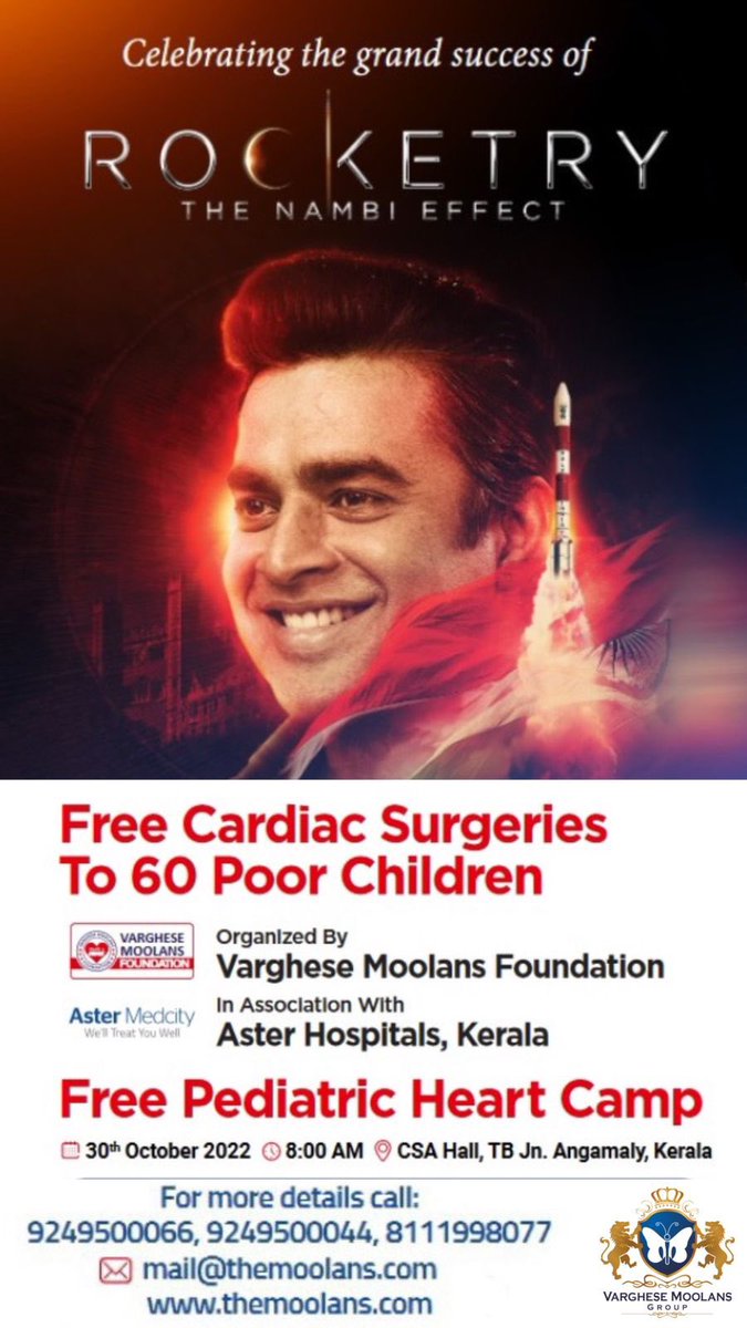Hey folks . If you know any kid that requires cardiac surgery, please do get in touch on the numbers below. This will be done free of cost.Thank you @vijaymoolan and family for the generosity .❤️❤️🙏🙏🚀🚀🚀🇮🇳🇮🇳