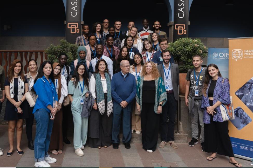 IOMDevFund's tweet photo. With @IOMDevFund support, @IOMspain, IOM's #GMMA and the #MigrandoMiradas project organized a five-day workshop to promote ethical communication on migration in the media through training courses for university students #FeatureFriday https://t.co/YkILoeN25F