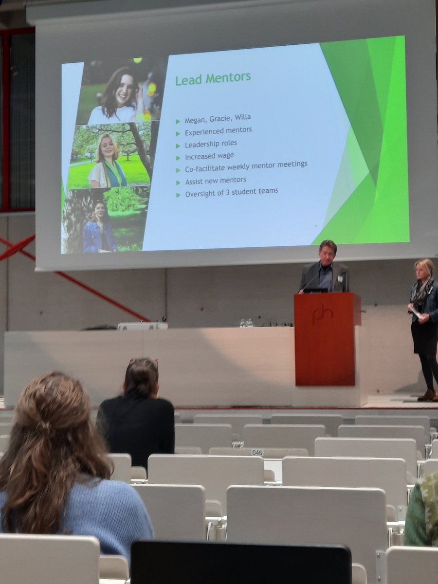 IDTCD's tweet photo. Very interesting presentation at the ESOTA Conference from @ThinkCollegeVT on their peer mentoring programme. "Being a mentor has been the most fulfilling and transformative experience of my college career."
#inclusion https://t.co/PoASEsz9CB
