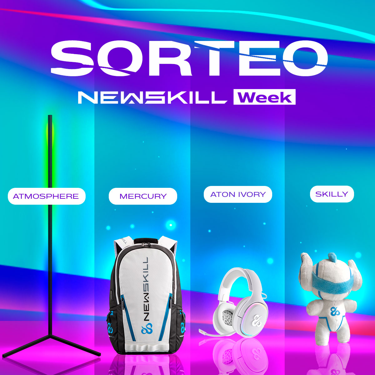 🔹#SORTEO 🔹
Calentamos motores para la #NewskillWeek que comenzará el 31 de octubre y en la que nuestra web se llenará de DESCUENTAZOS  🔥
¿Quieres este mega pack? 😏

🔁 RT al tweet
👉 Sigue a <a href="/newskill_ES/">Newskill España</a> 
👉 Menciona a un amigo con el HT #NewskillWeek