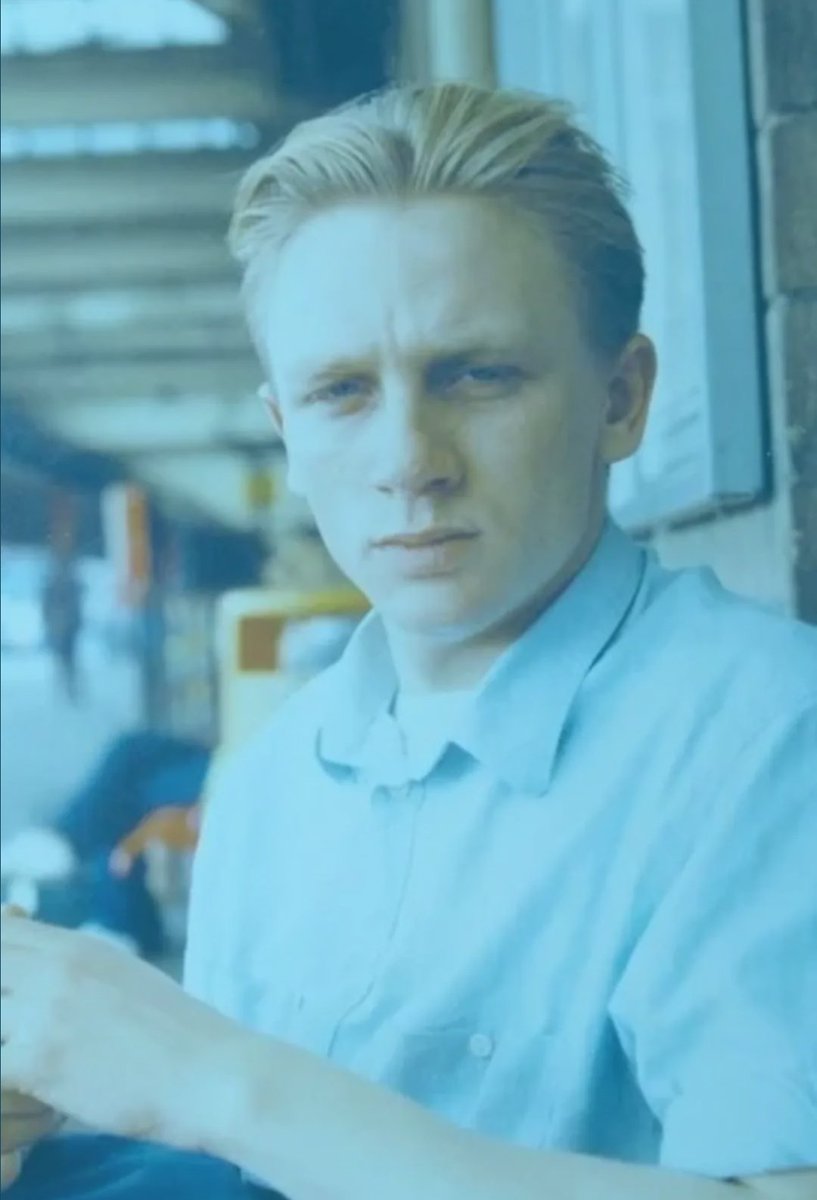 Daniel Craig en sus años de estudiante en Brighton, 1985.