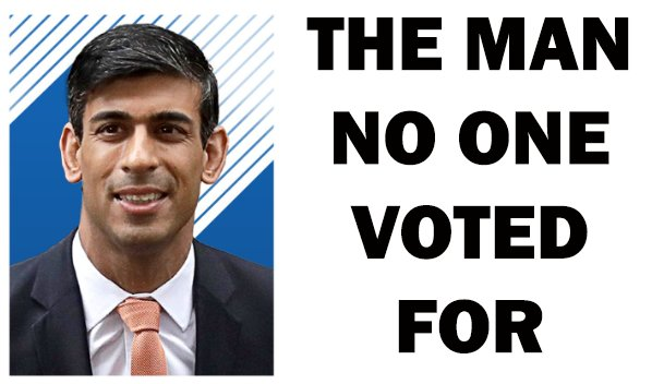 OurDawnie's tweet image. "I have been elected as Prime Minister". NO YOU HAVEN'T. You have been rejected by the members once, and knew it would happen again. By backroom deals you dodged the vote! The holders of the two top jobs, you and @Jeremy_Hunt were BOTH REJECTED BY THE MEMBERS.
#RishiOut 
#HuntOut