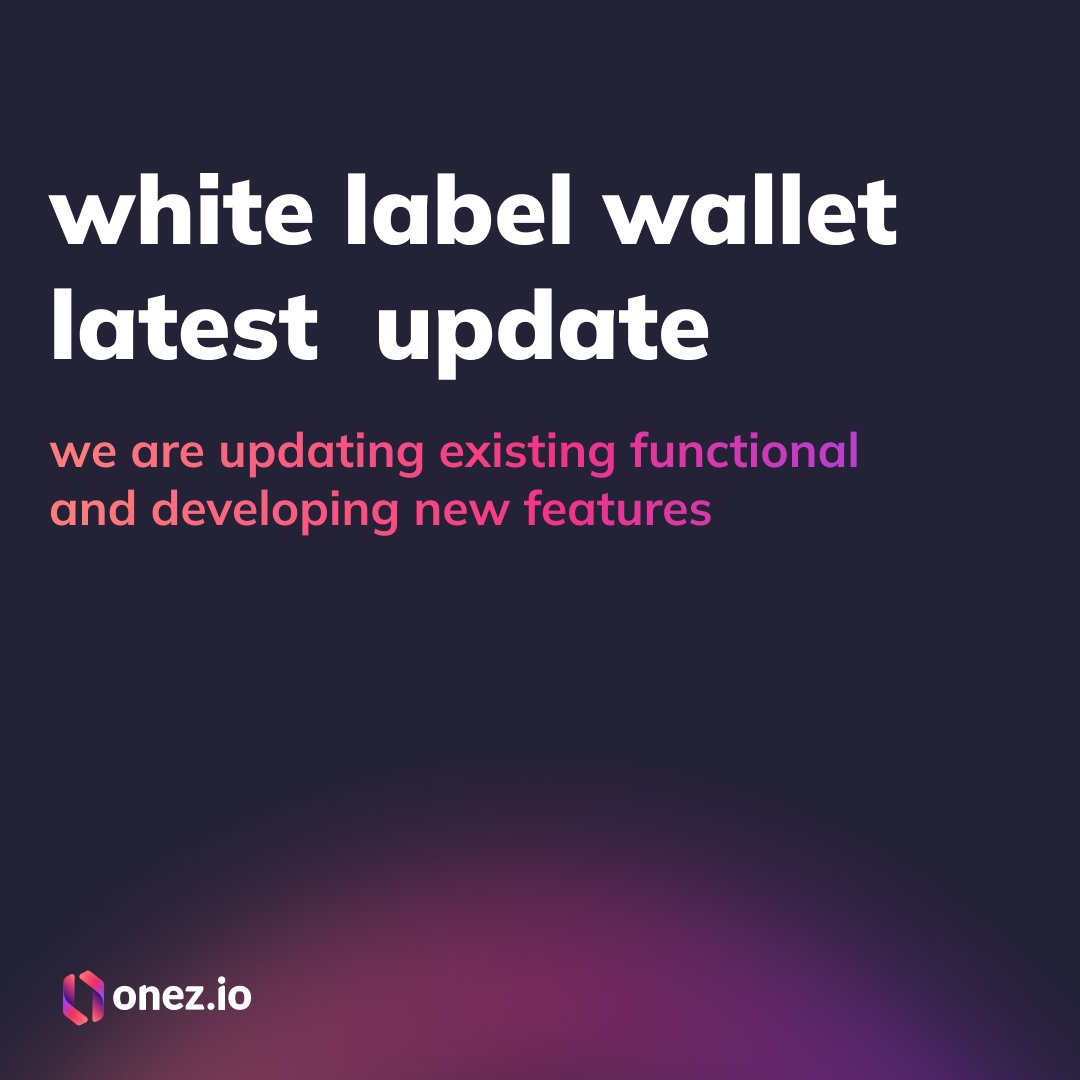 onez_io's tweet photo. Ongoing updates of Onez White Label Wallet. We are updating existing functional and developing new features. In the october update we introduce:
📱Personalised Dashboard.
⭐️ Favorite Contacts.
🤖 Universal QR scaner.
#cryptowallet #whitelabelwallet #cryptomarket #eth #BTC https://t.co/nMX3PvBrxs